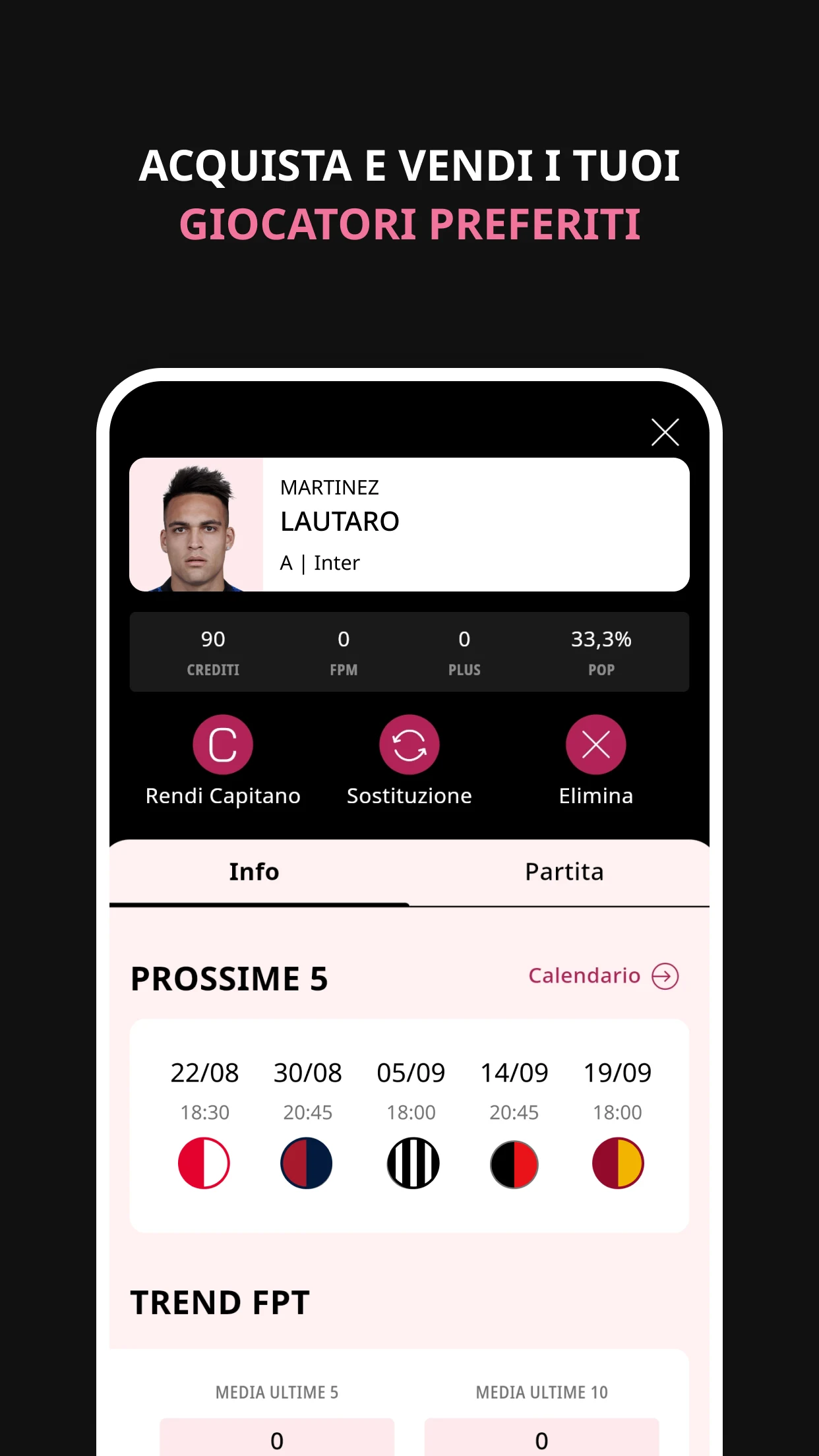 Fantacampionato Gazzetta screenshot