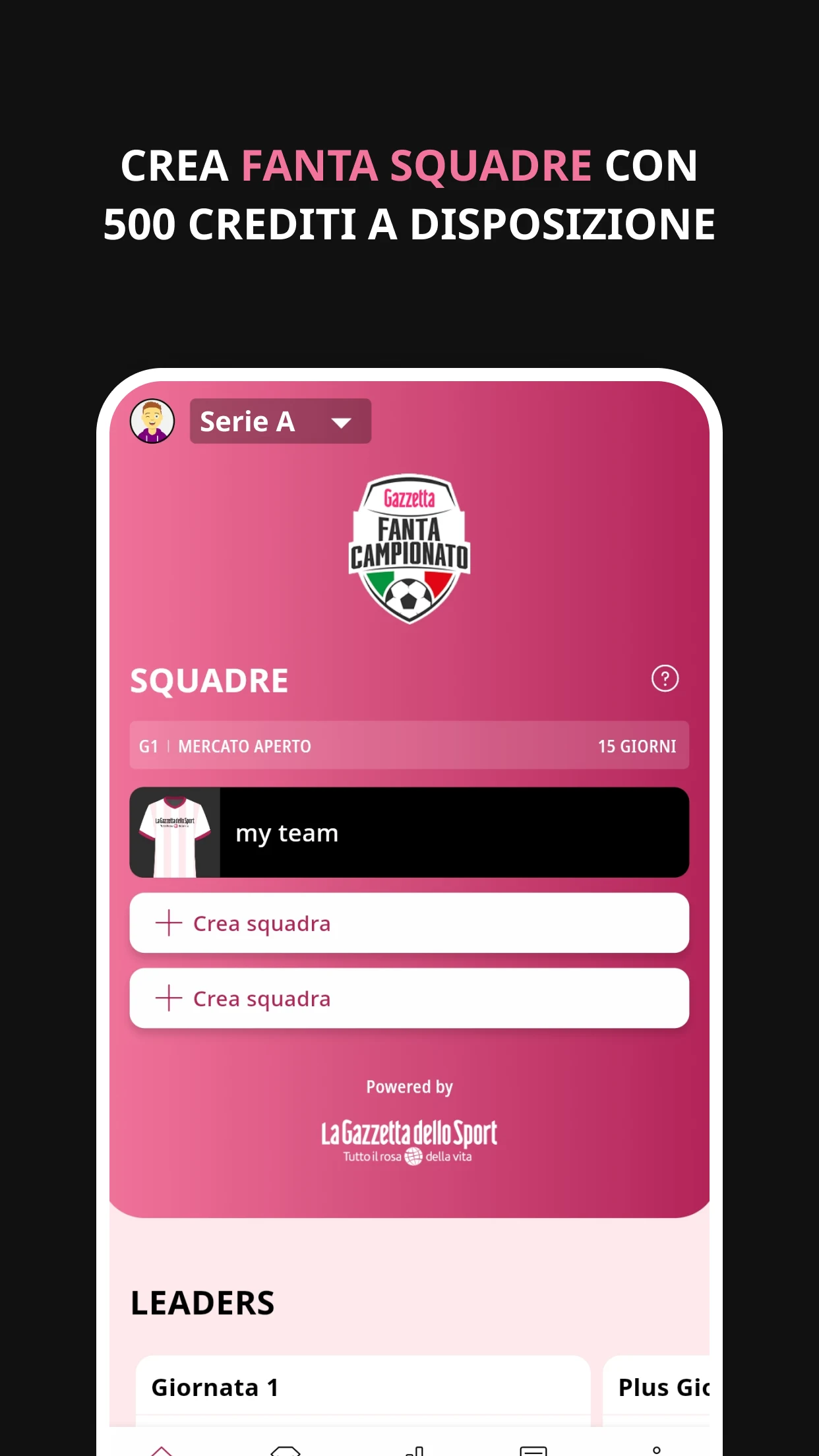 Fantacampionato Gazzetta screenshot